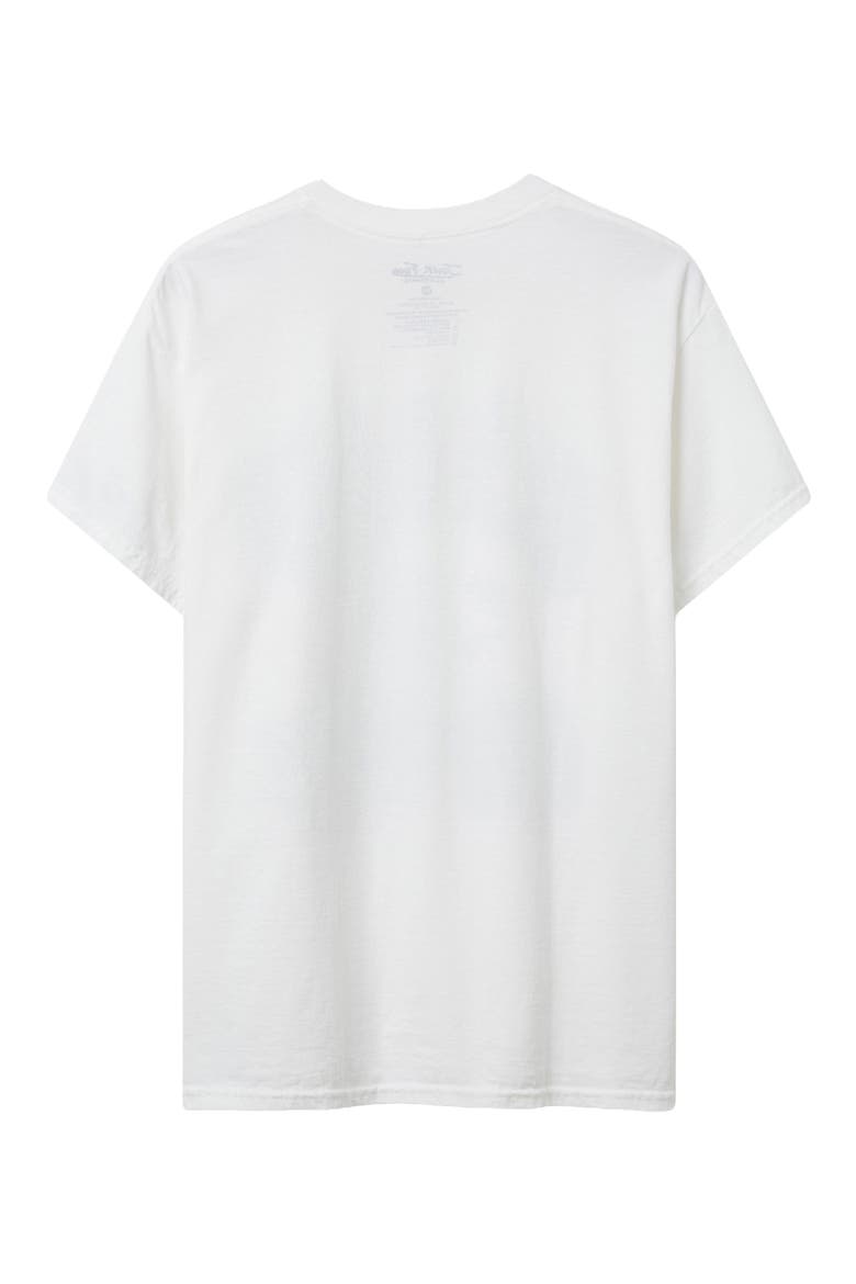 New England Patriots Throwback Helmet Cotton Graphic T-Shirt, Alternate, color, WHITE
