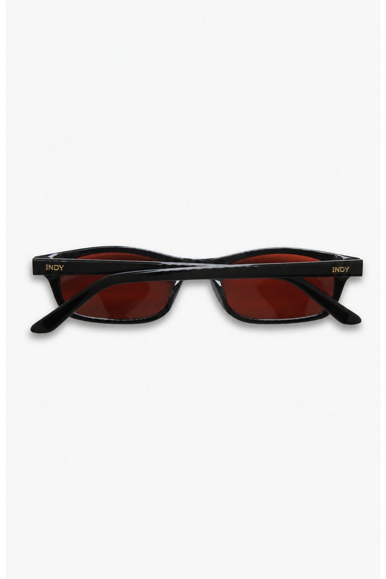 Joey Square Polarized Sunglasses, Alternate, color, Black
