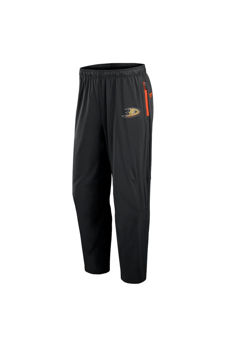 FANATICS Men's Fanatics Black Anaheim Ducks Authentic Pro Rink Pants, Alternate, color, 