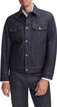 rag & bone RB3 Raw Denim Trucker Jacket