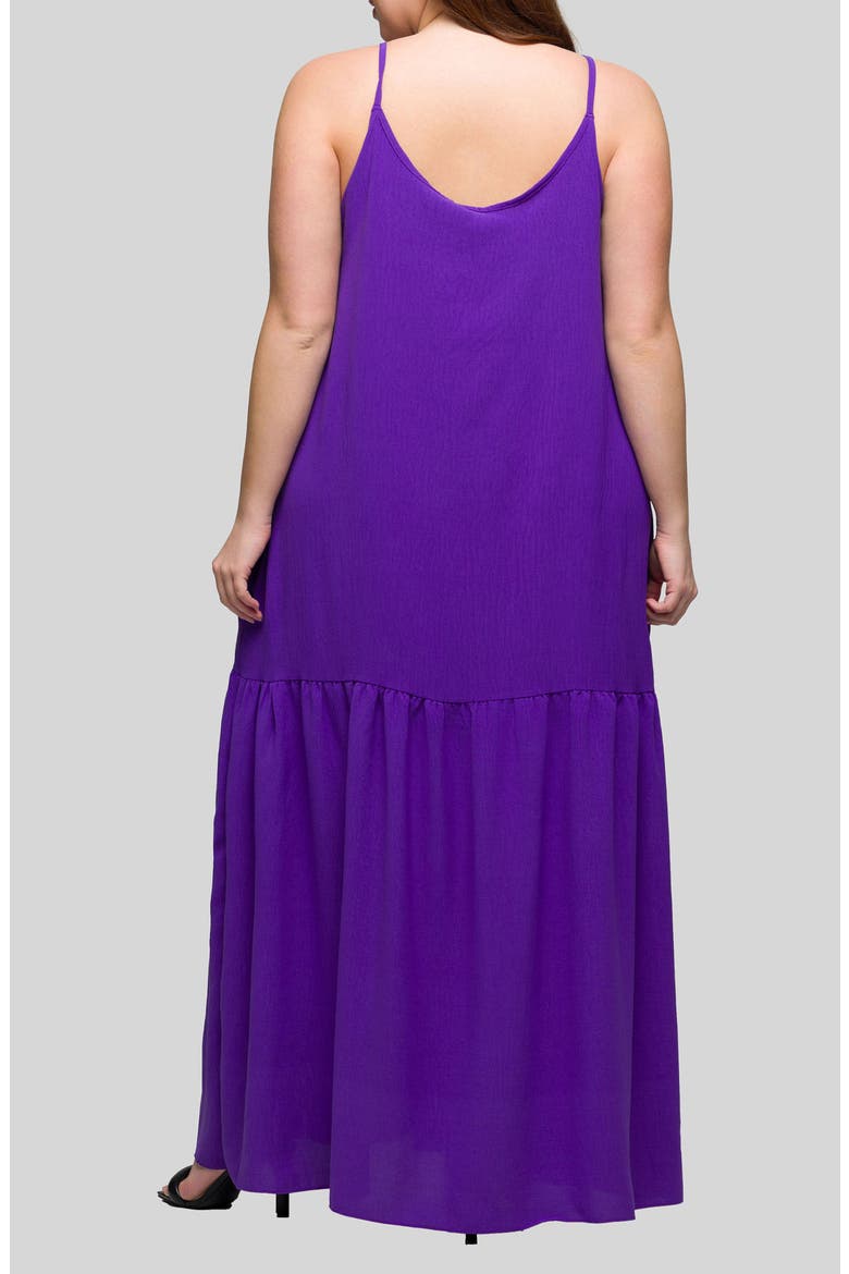 compact jersey mixed media maxi dress Compact Jersey Mixed Media Maxi Dress