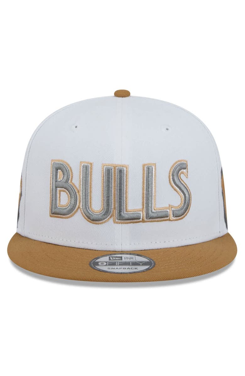 New Era Men's New Era  White Chicago Bulls 2024/25 City Edition 9FIFTY Snapback Hat, Alternate, color, 