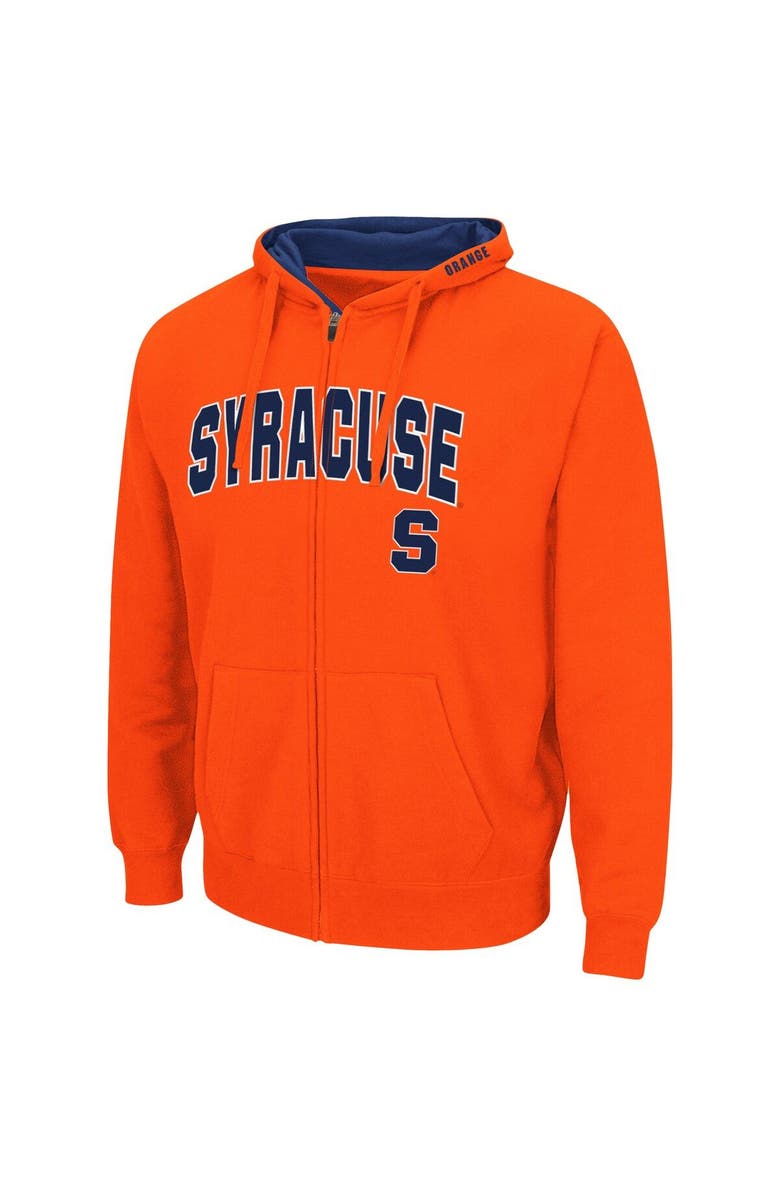 COLOSSEUM Men's Colosseum Orange Syracuse Orange Arch & Logo 3.0 Full-Zip Hoodie, Alternate, color, Orange