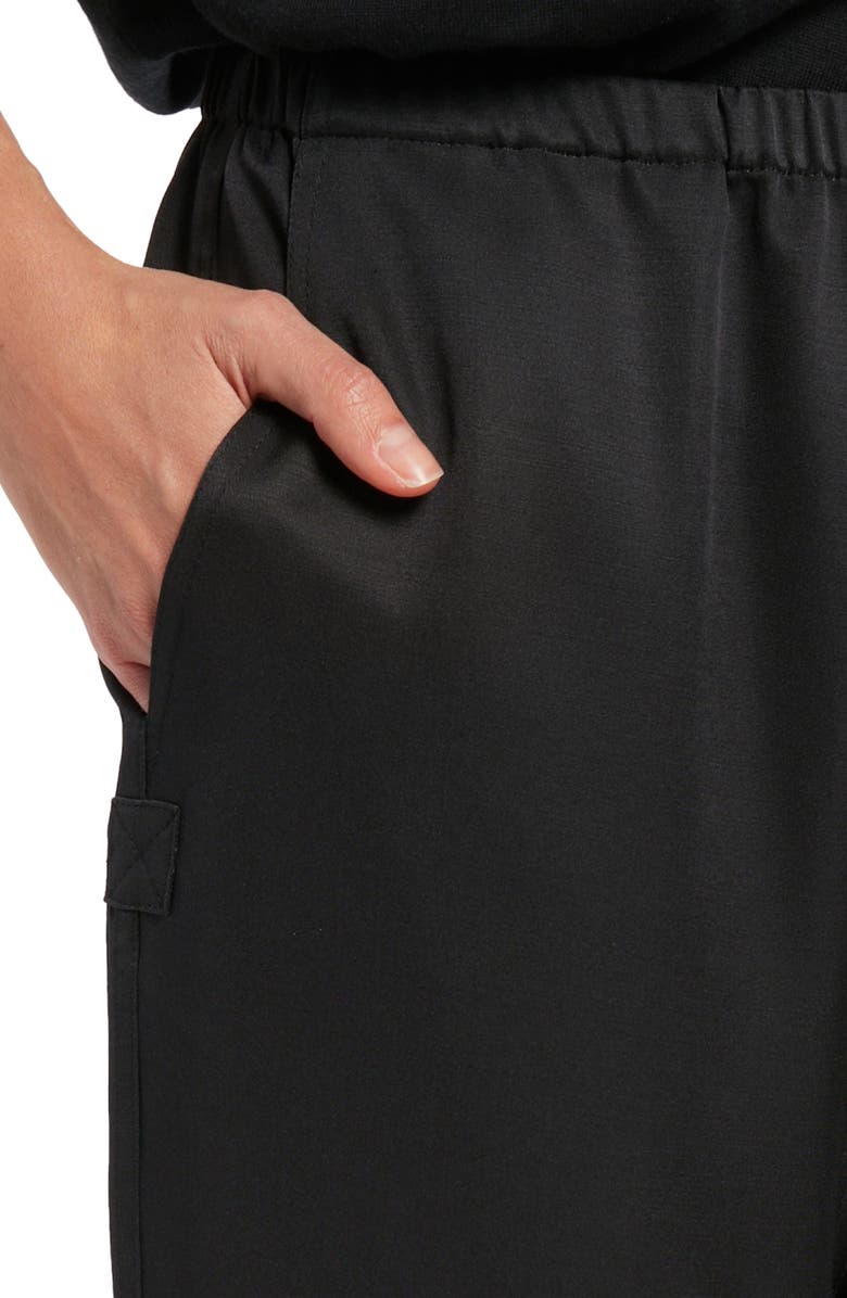 The Row Geneve Crop Silk Blend Pants, Alternate, color,