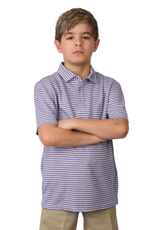 Kids' Yarn Dyed Piqué Knit Polo (Big Kid)