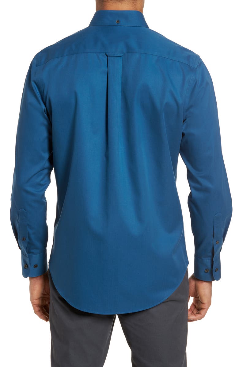Nordstrom Mens Shop Smartcare<sup>™</sup> Traditional Fit Twill Boat Shirt, Alternate, color, 