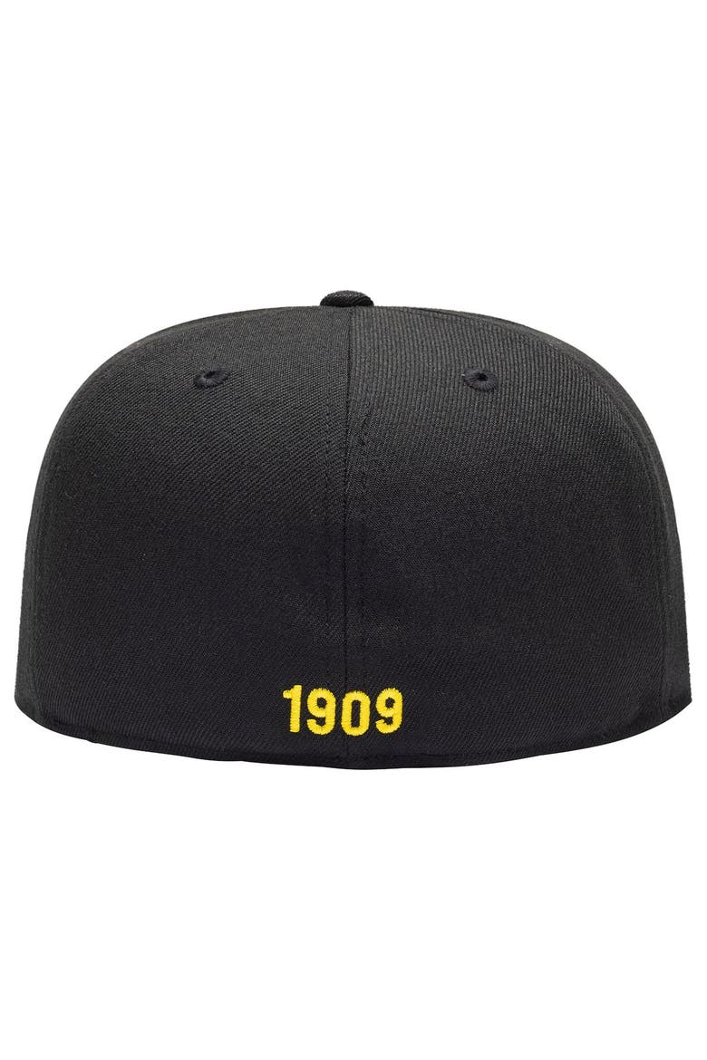 Men's Black Borussia Dortmund Draft Night Fitted Hat, Alternate, color, Black