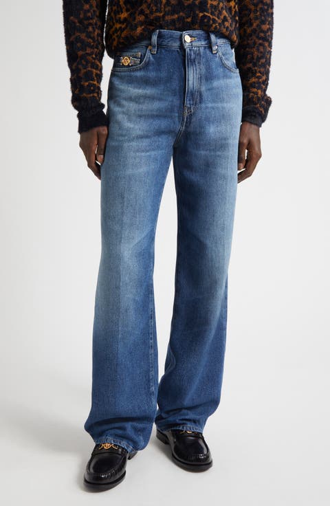 Medusa Biggie Relaxed Straight Leg Jeans