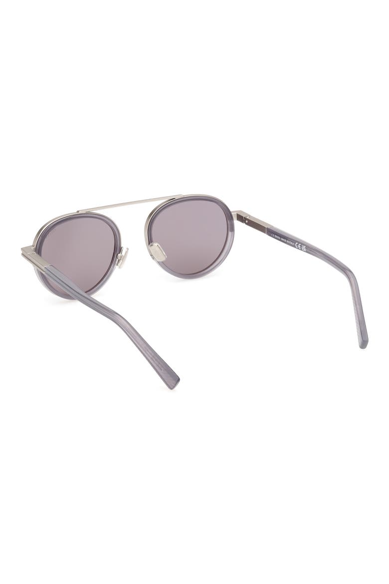 51mm Round Sunglasses, Alternate, color, GREY / OTHER / SMOKE
