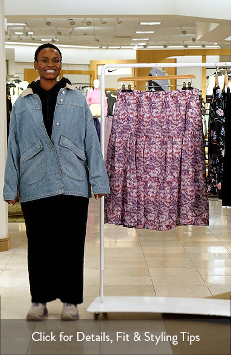 Smocked Waist Maxi Skirt, sales video thumbnail