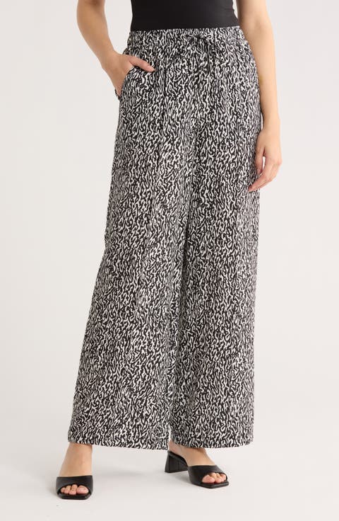 Pull-On Straight Leg Pants