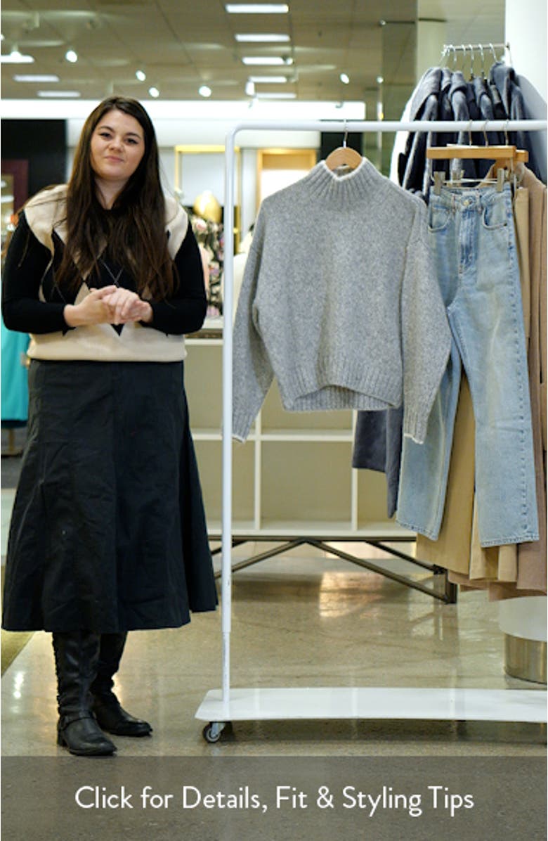 Chunky Alpaca Blend Turtleneck Sweater, sales video thumbnail