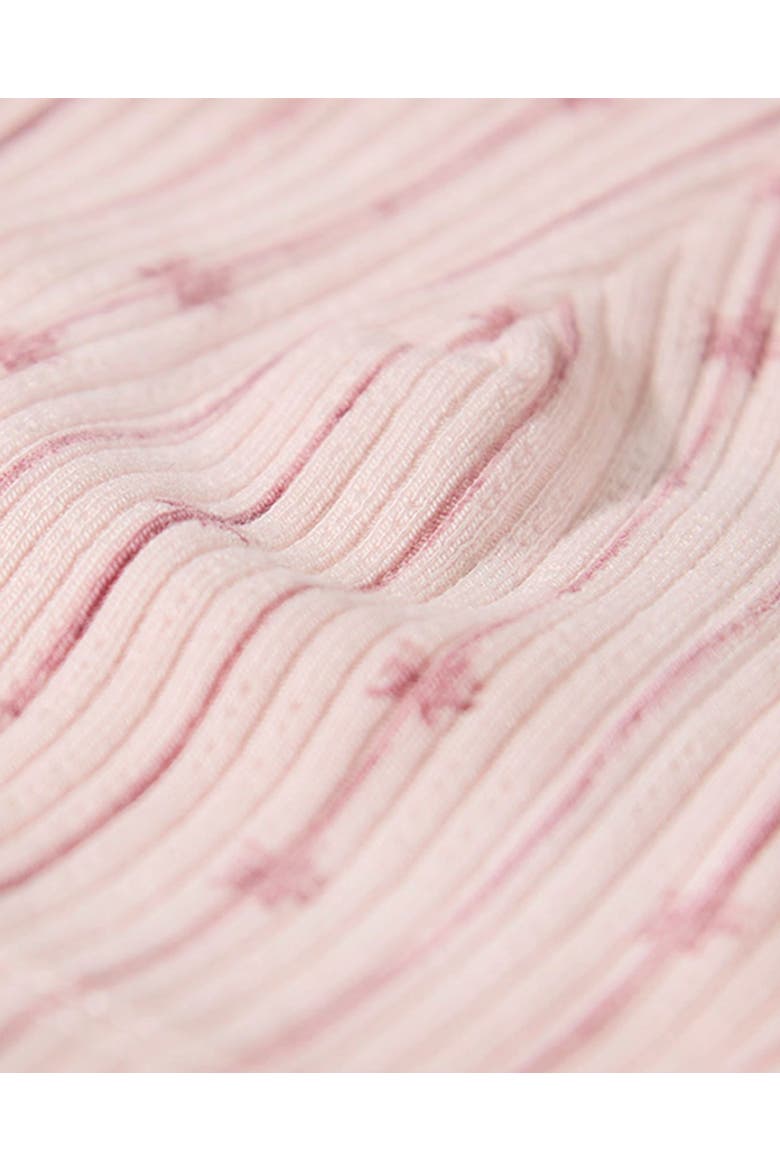 Baby Star Light, Star Bright Pointelle Beanie, Alternate, color, Barely Pink