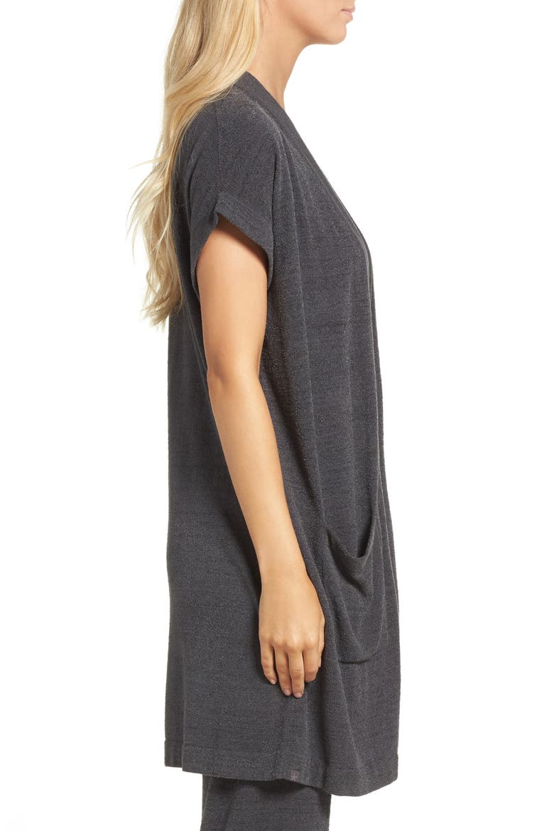 Cozychic Ultra Lite® Lounge Cardigan, Alternate, color, CARBON