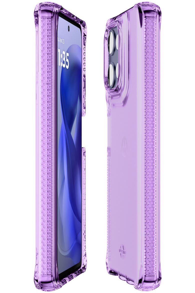 Spectrum_R Clear Case for Motorola Moto G Power, Alternate, color, Purple