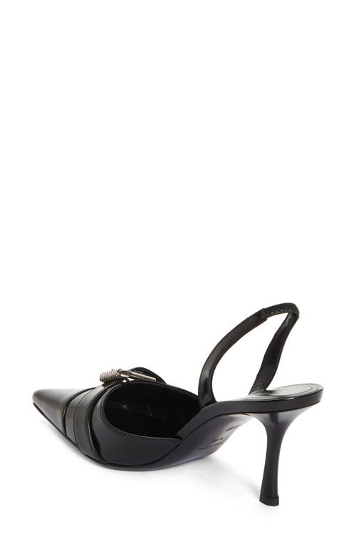 Shop Givenchy Voyou Pointed Toe Slingback Pump In Black