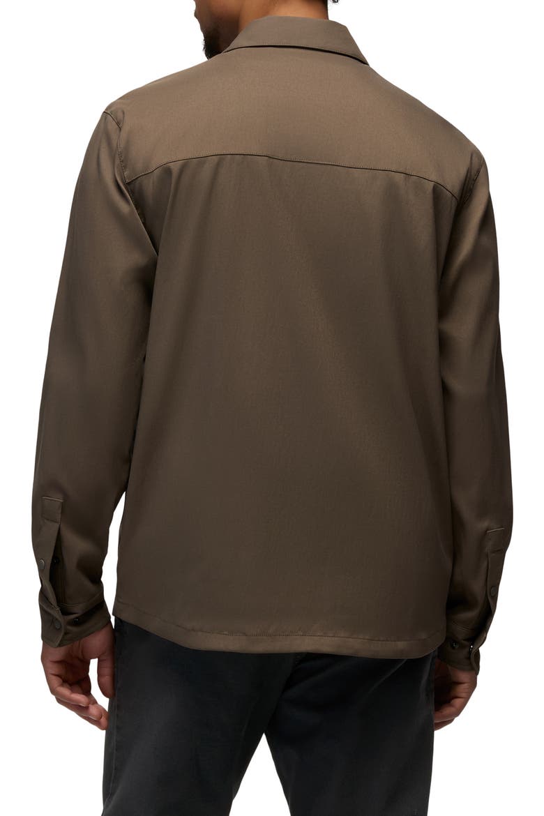 Stretch Zion Long Sleeve Button-Up Shirt, Alternate, color, MUD