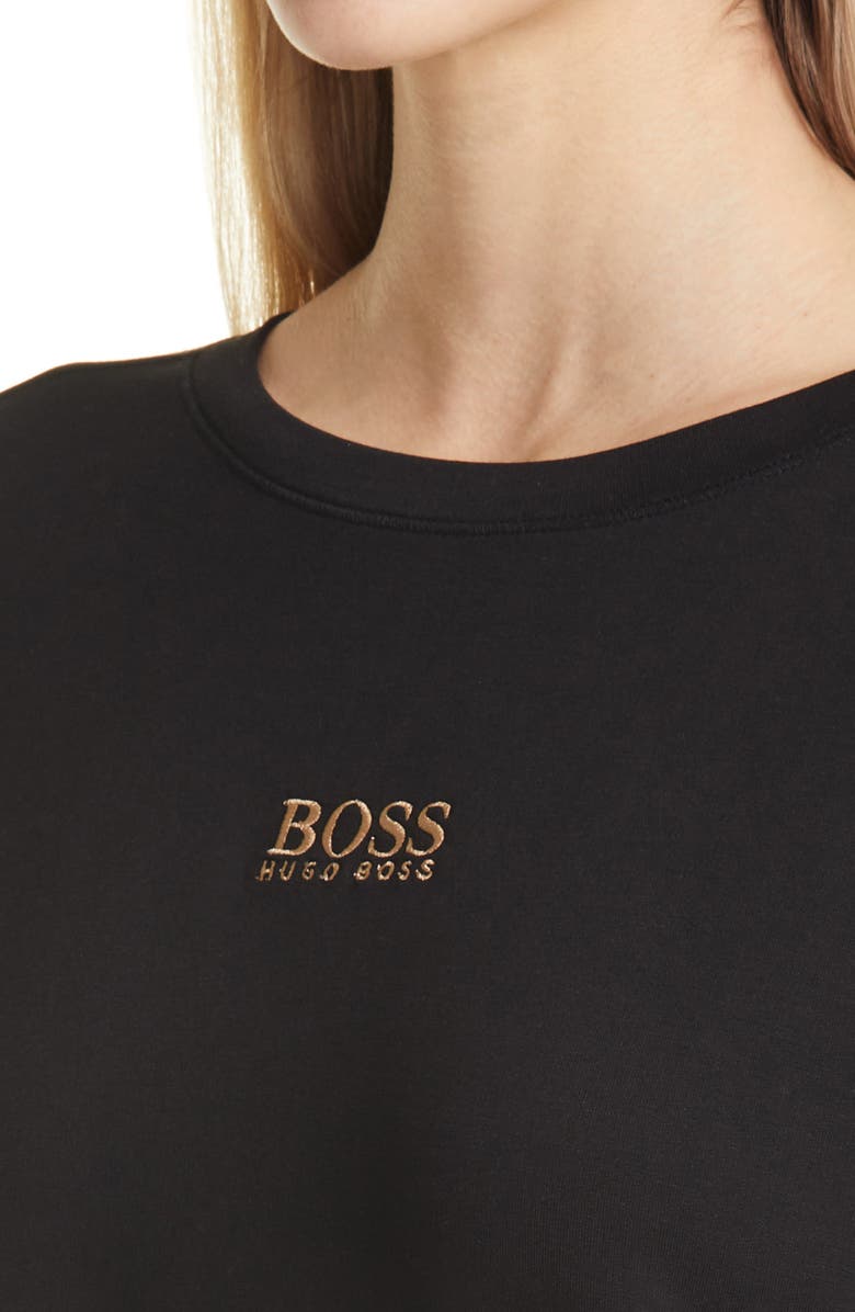 BOSS Elina Active Relaxed Fit Sweatshirt, Alternate, color, 