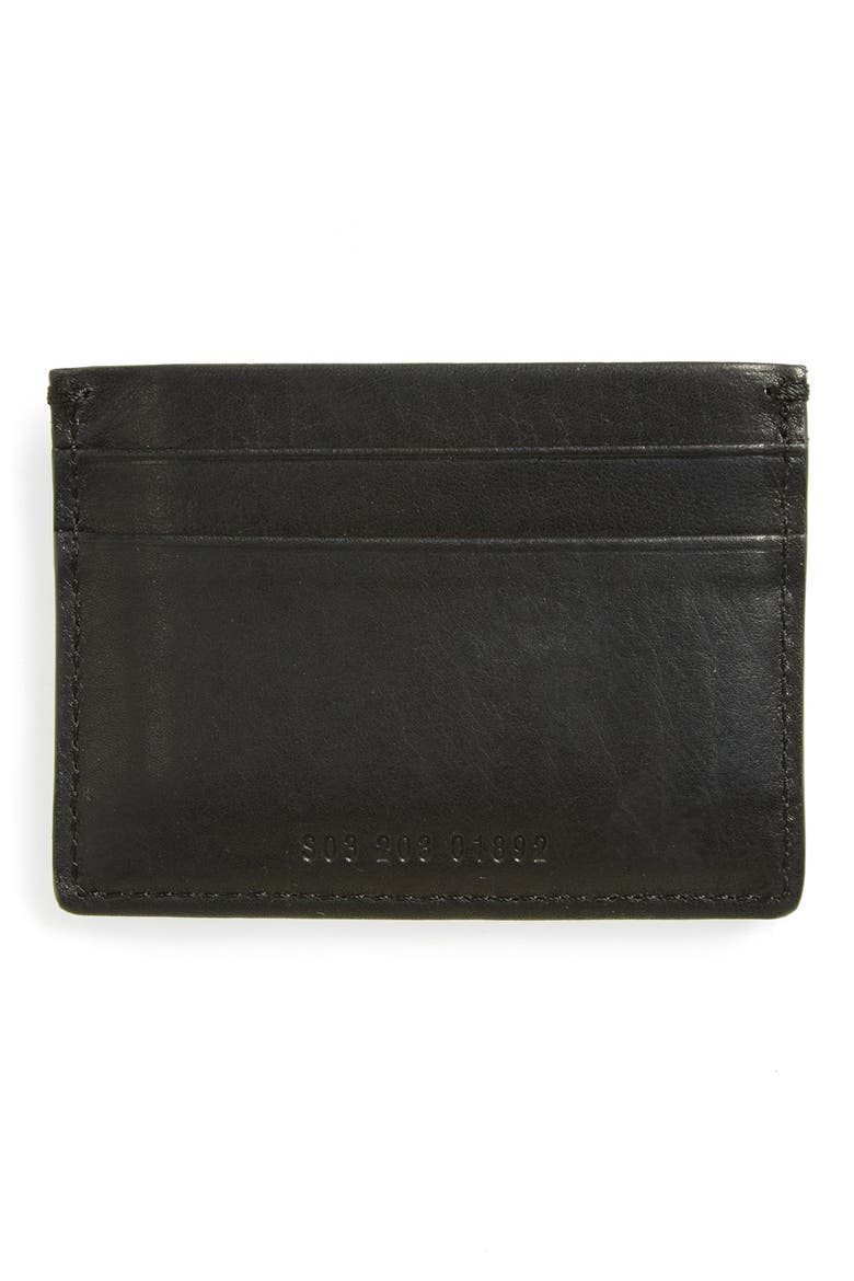 Leather Card Case, Alternate, color, BLACK