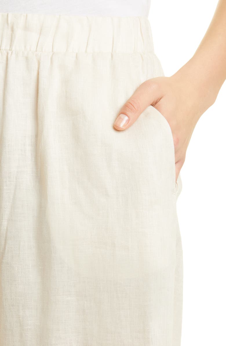 Max Mara Leisure Linen Trousers, Alternate, color, 