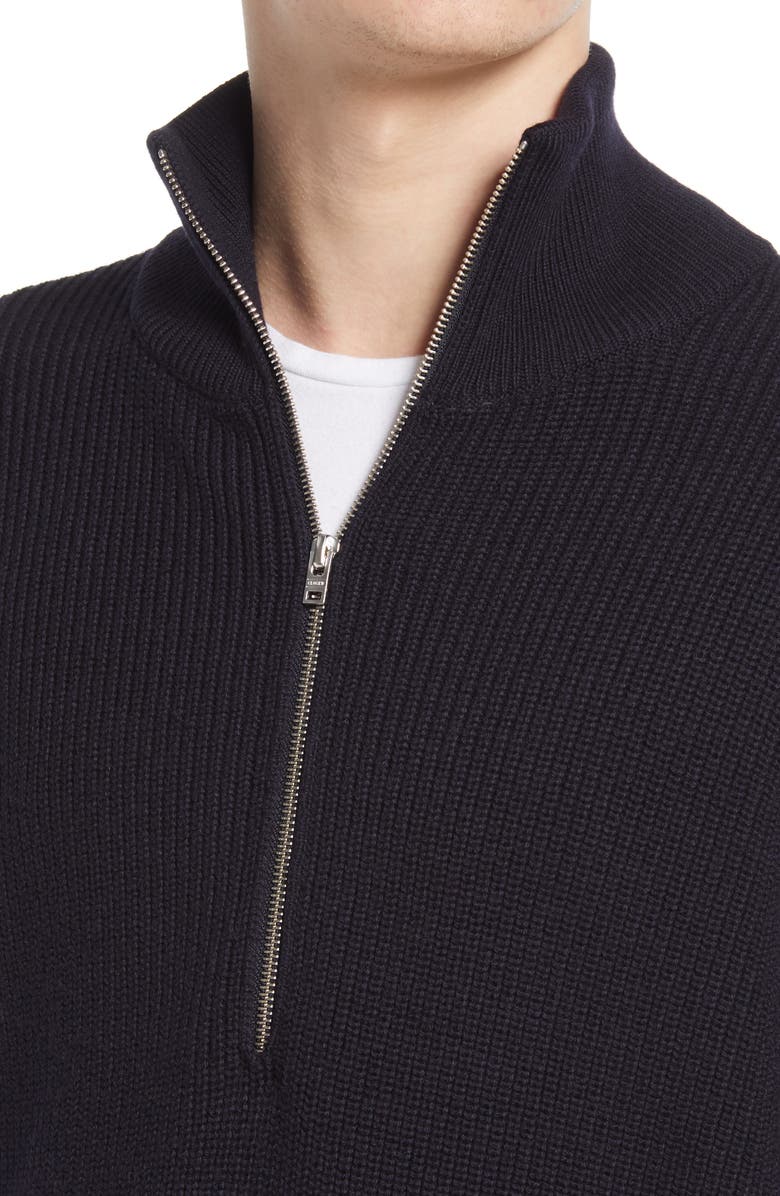 Closed Men's Wool Blend Half Zip Sweater, Alternate, color,