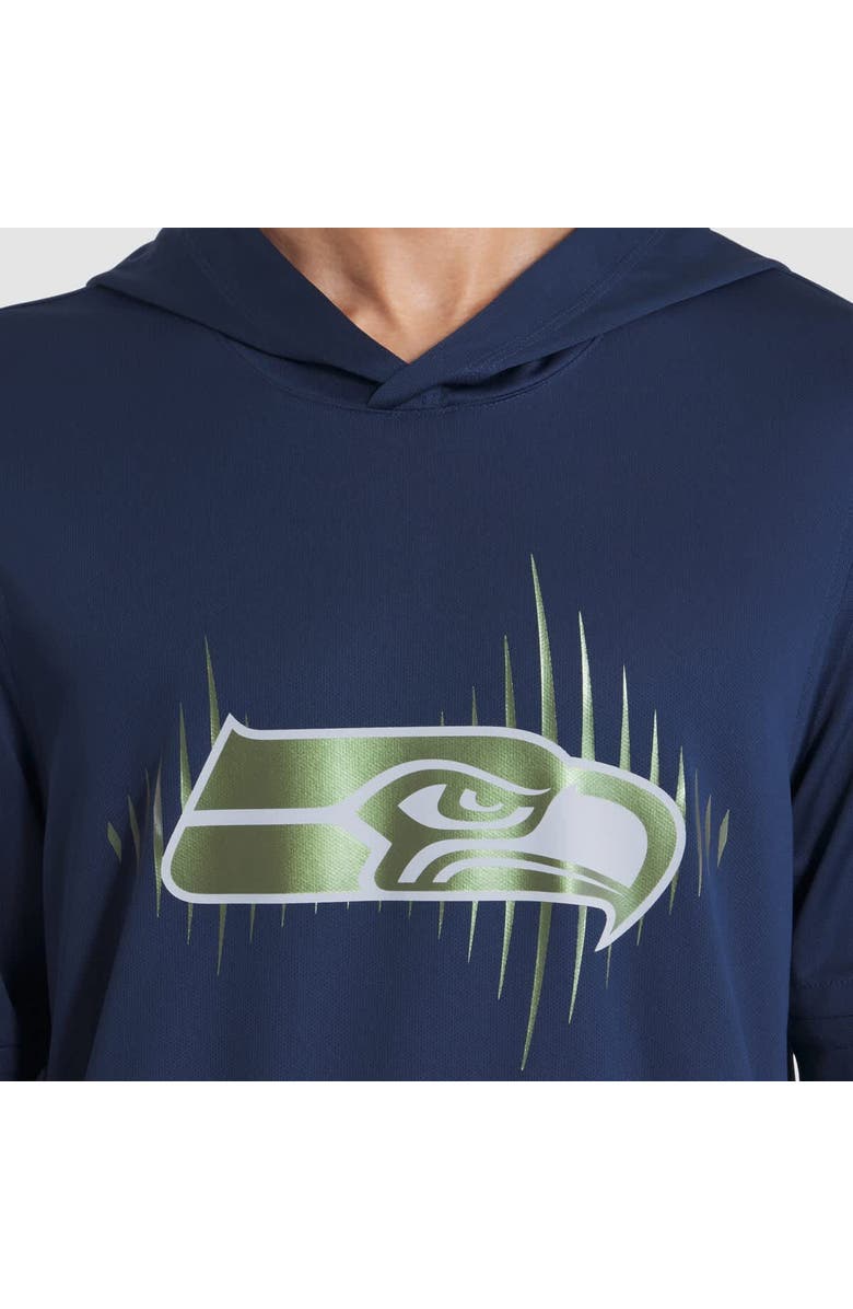 Nike Men's Nike College Navy Seattle Seahawks 2025 Rivalries Collection Sideline Dri-FIT Long Sleeve Hoodie T-Shirt, Alternate, color, College Navy