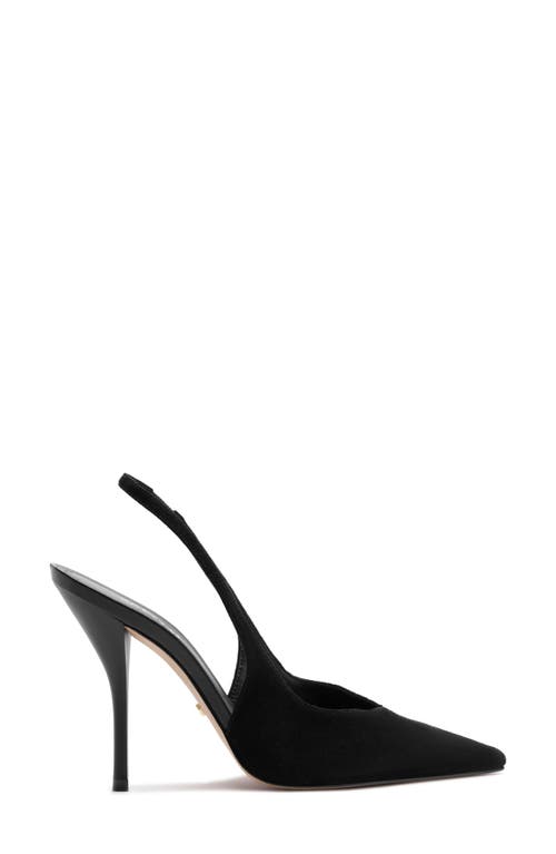Arezzo Catherine Slingback Pointed Toe Pump In Black