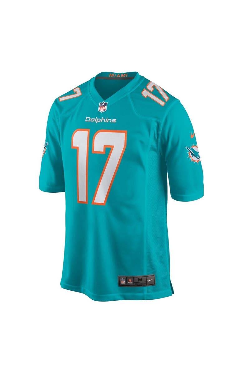 Nike Youth Nike Jaylen Waddle Aqua Miami Dolphins Game Jersey, Alternate, color, Aqua