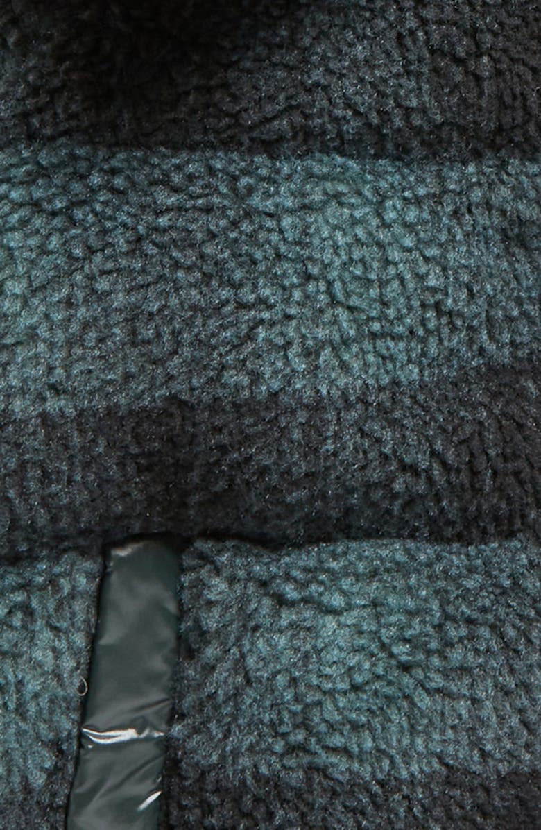 Save The Duck Kids' Ixora High Pile Fleece Recycled Polyester Puffer Jacket, Alternate, color, 