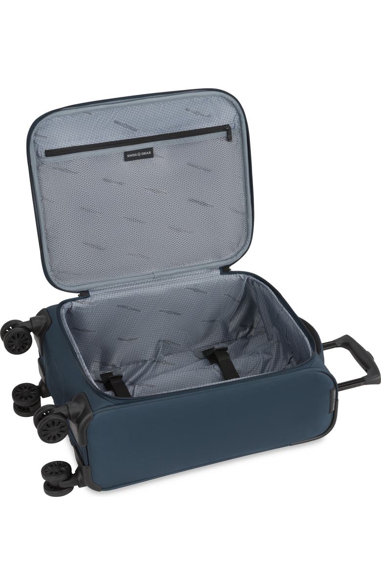 SWISSGEAR 20-Inch Softside Spinner Carry-On Luggage, Alternate, color, Navy