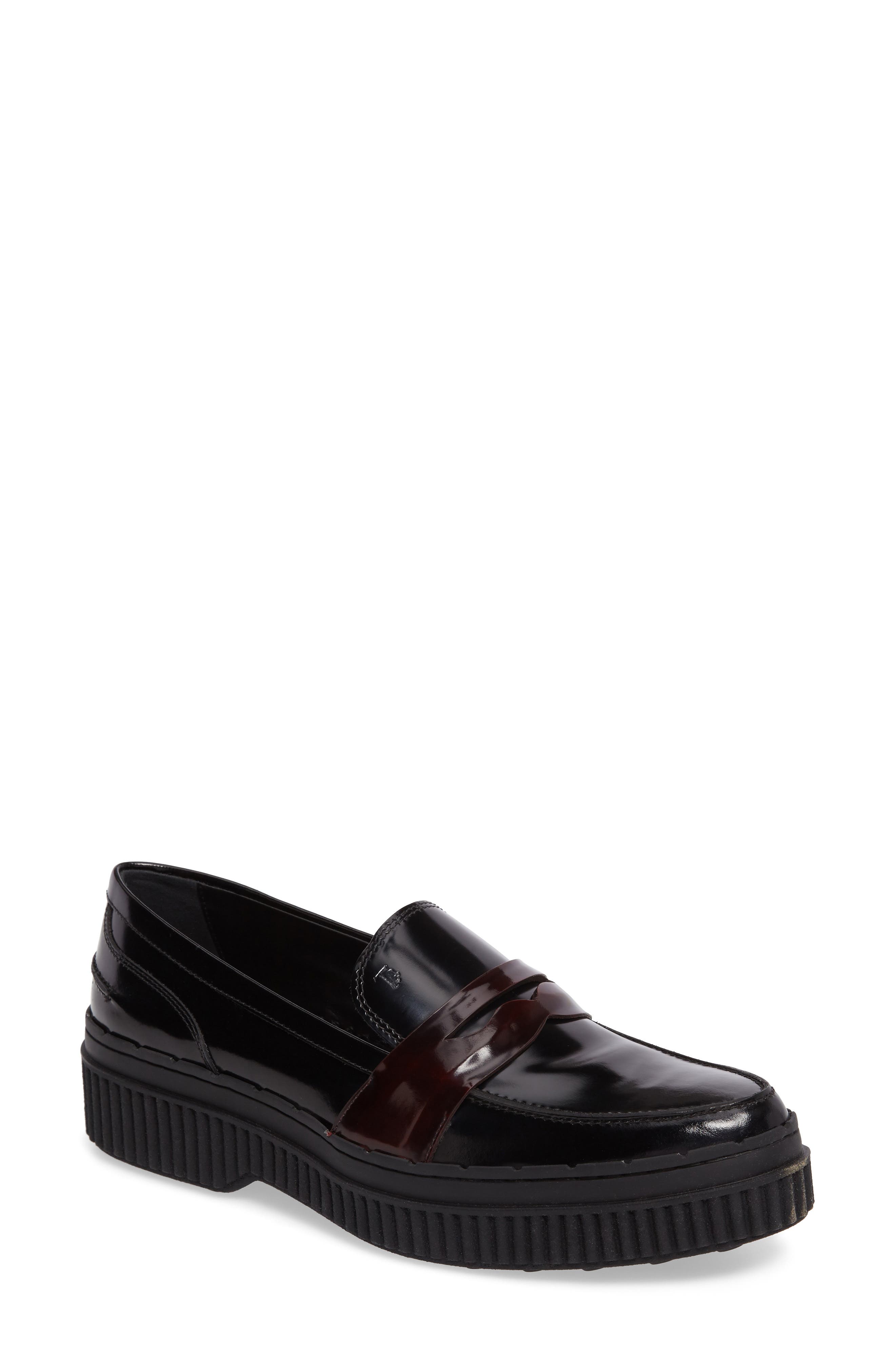 Tod's Penny Creeper Loafer, Main, color, 