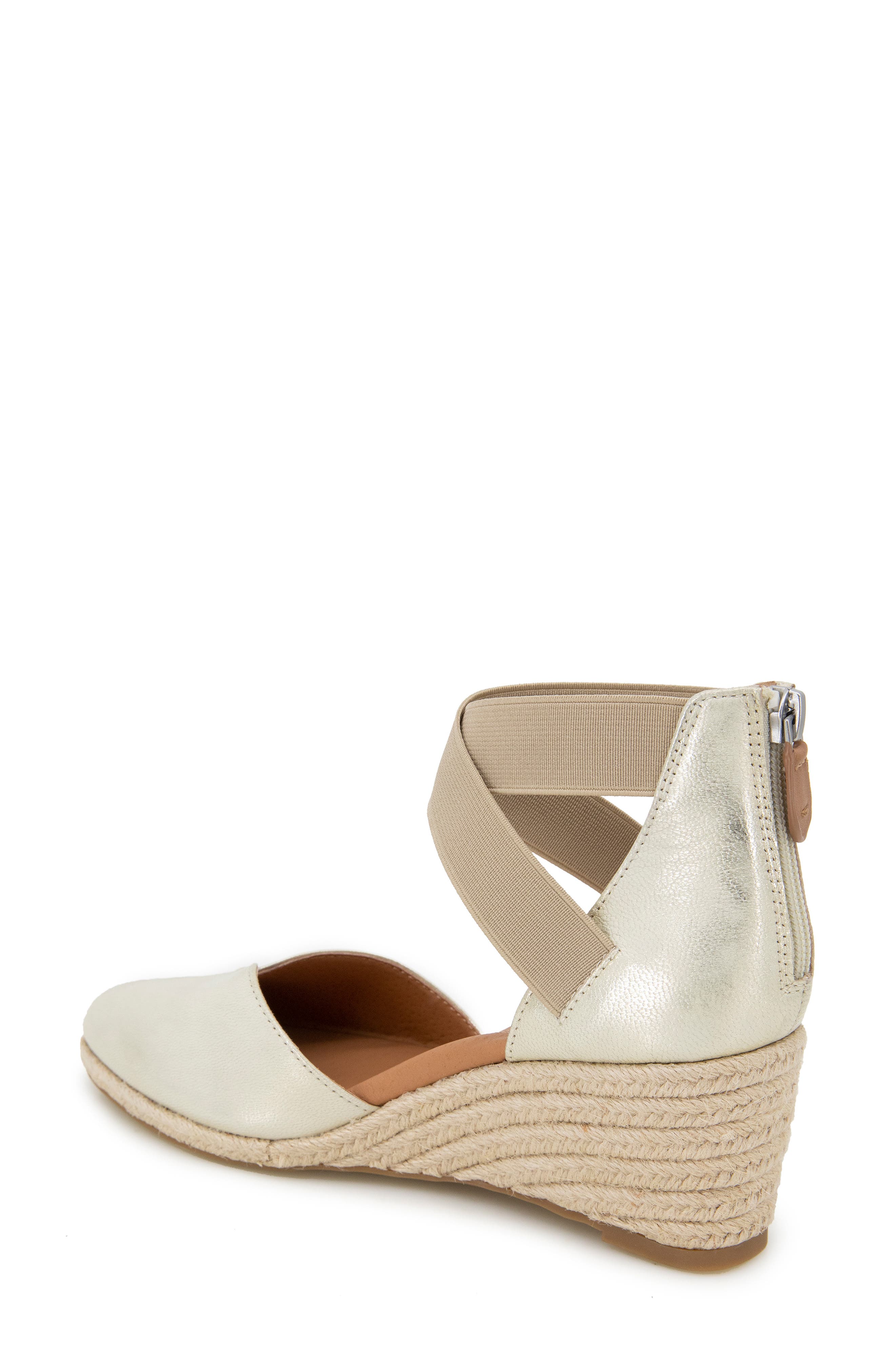 Gentle Souls Orya Espadrille Wedge Sandal, Alternate, color, Ice