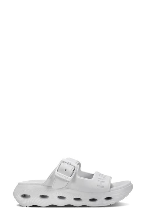 Hunter Greta Slide Sandal In White