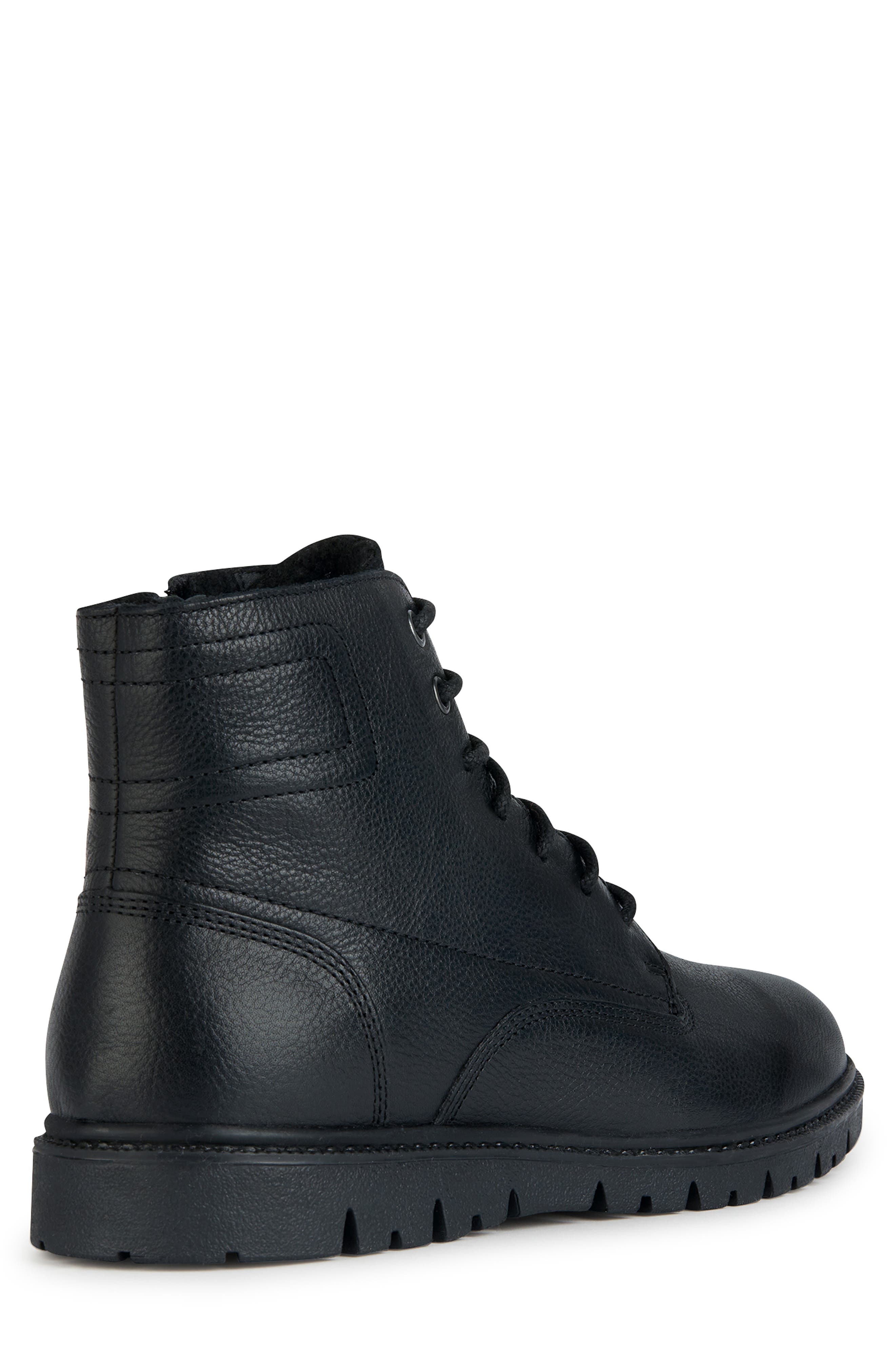 Geox Ghiacciaio Water Resistant Leather Lace-Up Boot, Alternate, color, 