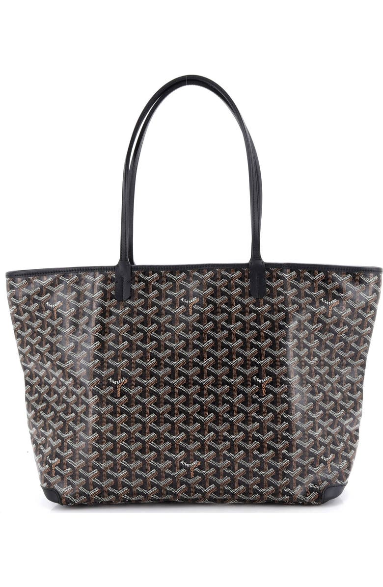 Pre-Owned Goyard Artois Tote Coated Canvas PM, Alternate, color, Black