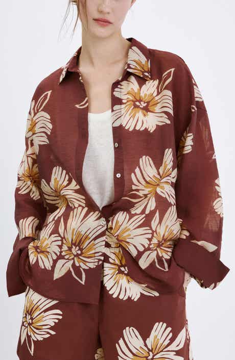 Floral Button-Up Shirt