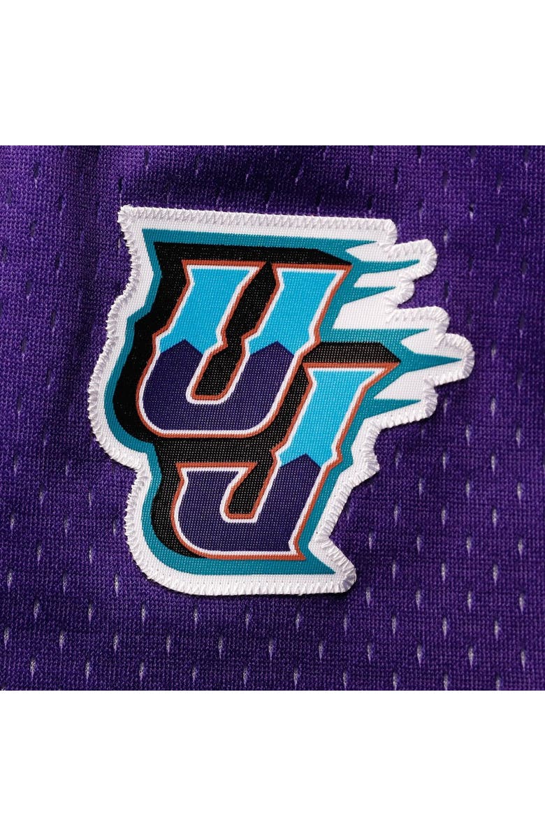 Mitchell & Ness Women's Mitchell & Ness Purple Utah Jazz Jump Shot Shorts, Alternate, color, Purple
