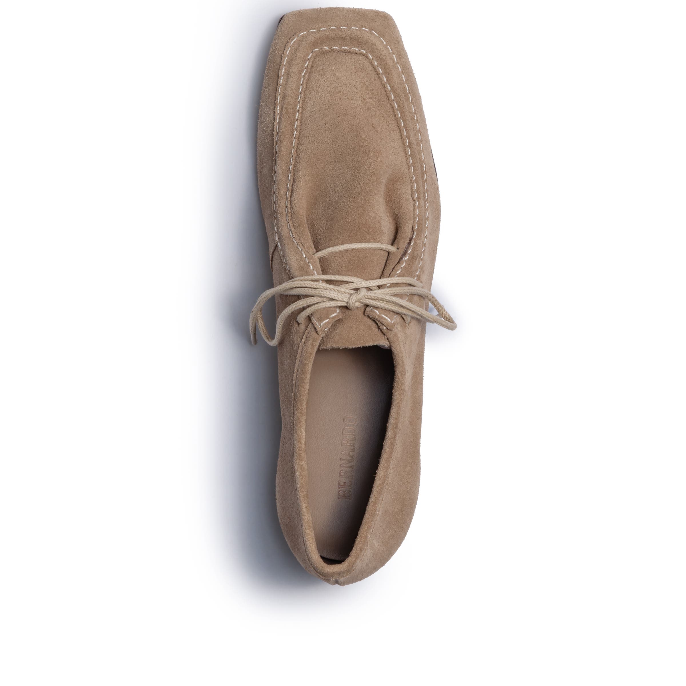 Tate Lace Up Flat, Alternate, color, SANDSTONE