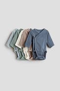 H&M 5-Pack Wrapover Bodysuits