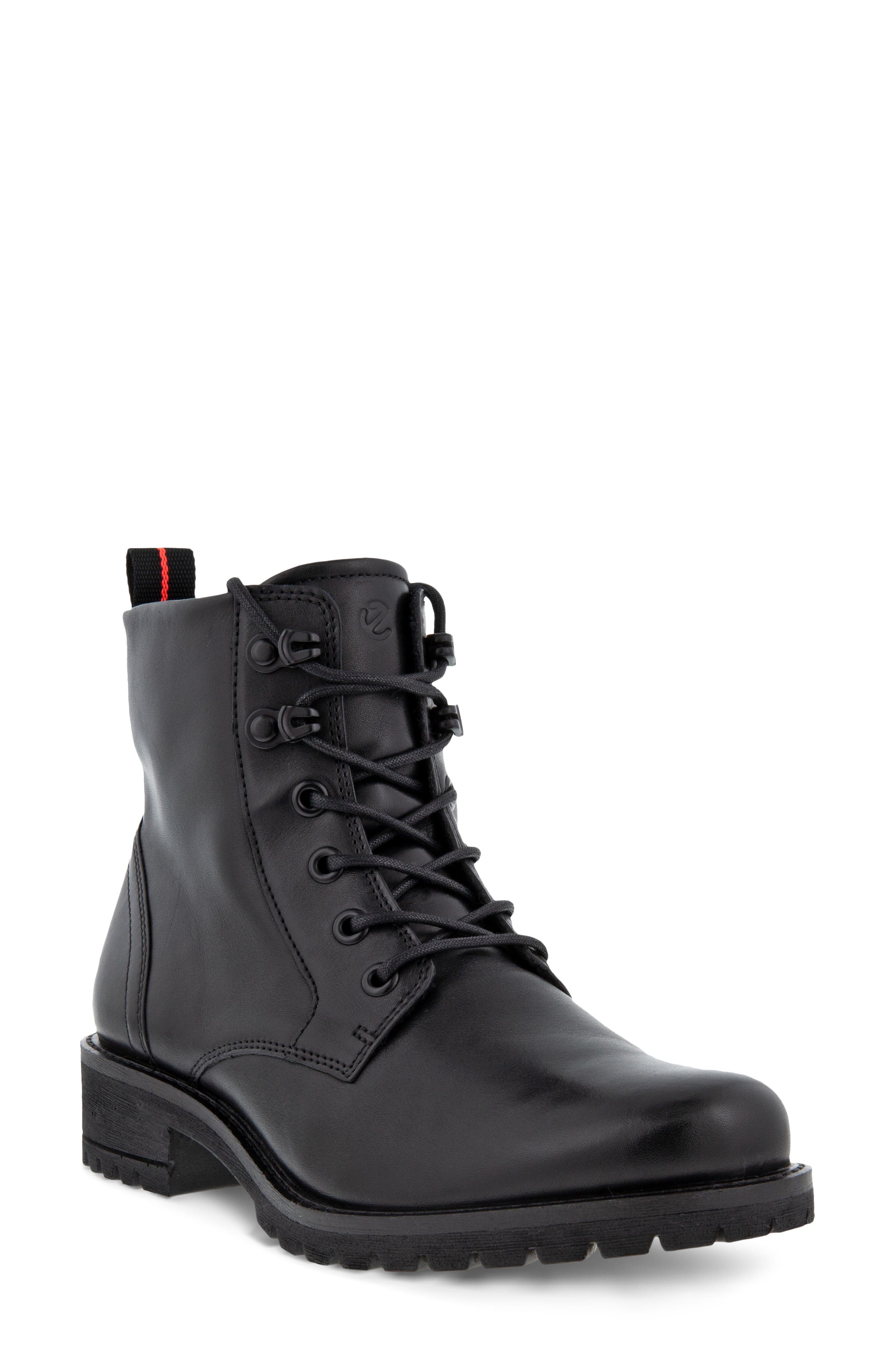 ECCO Elaina Street Lace-Up Boot, Main, color, 