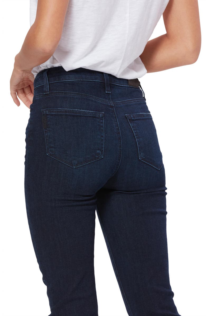 PAIGE Hoxton High Waist Twisted Seam Slim Jeans, Alternate, color, 