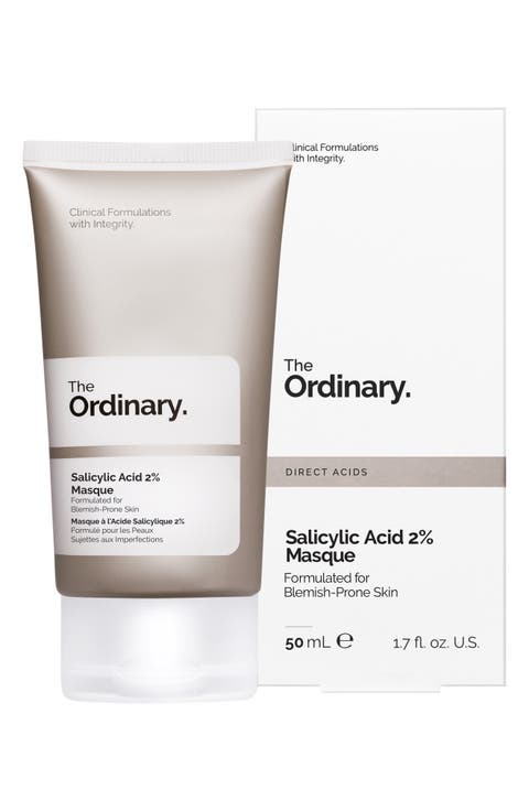 Salicylic Acid 2% Masque Clarifying Charcoal 
Clay Mask for Blemish Prone Skin
