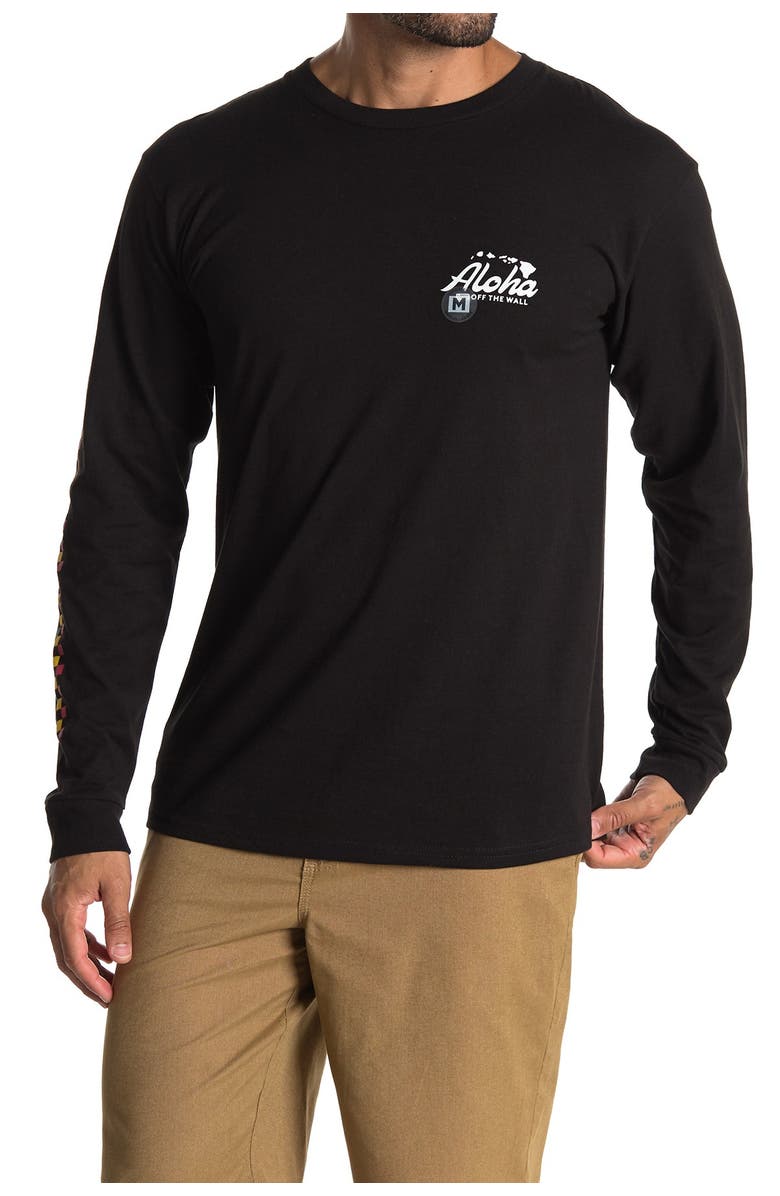 Vans Aloha Pixelate Long Sleeve T-Shirt, Main, color, 