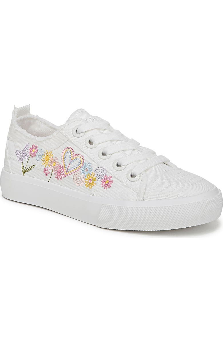 Blowfish Malibu Kids' Vivid Lace-Up Sneaker, Main, color, White Pastel