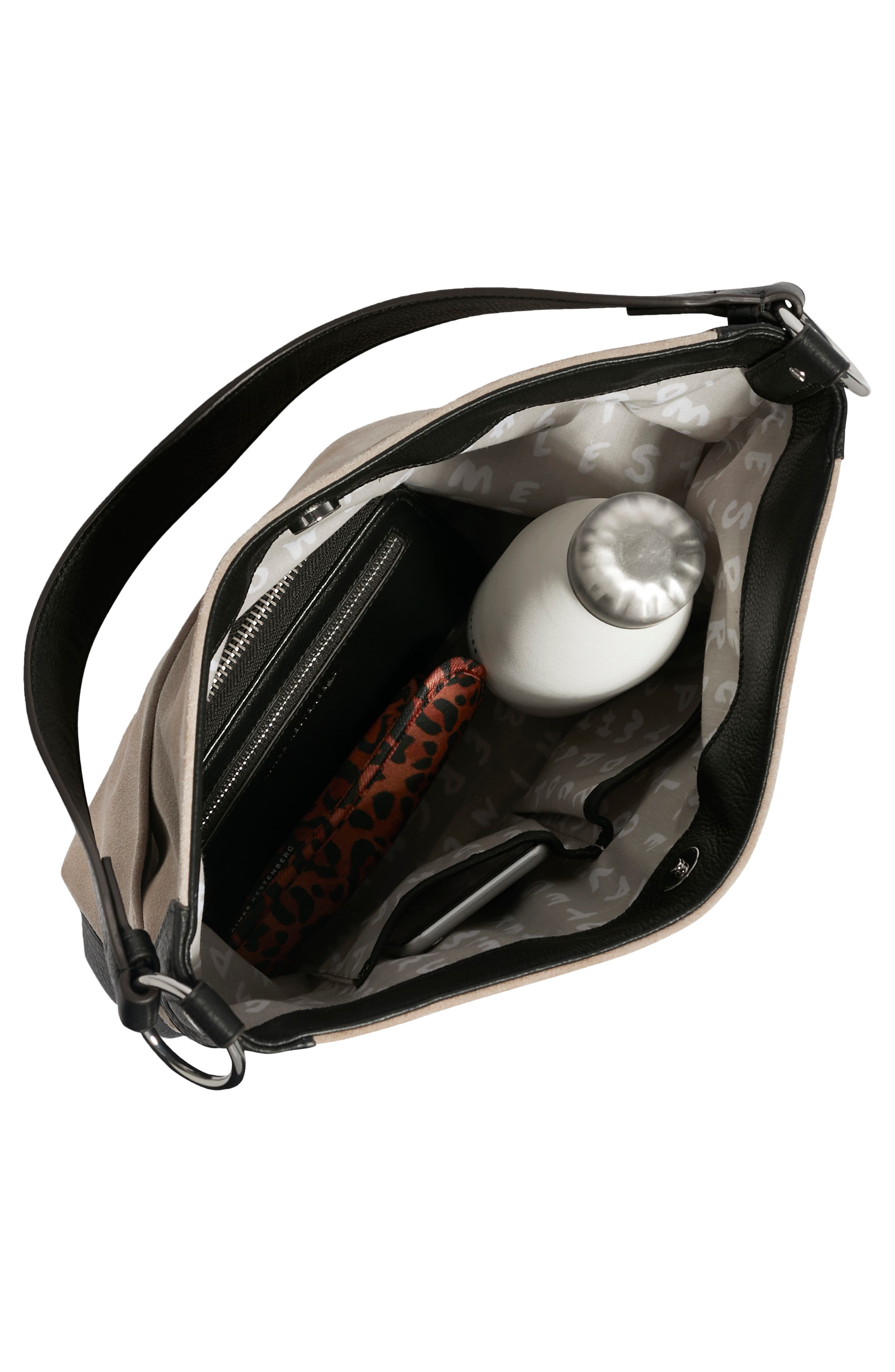 Bandit Convertible Hobo Bag, Alternate, color, OAT SUEDE