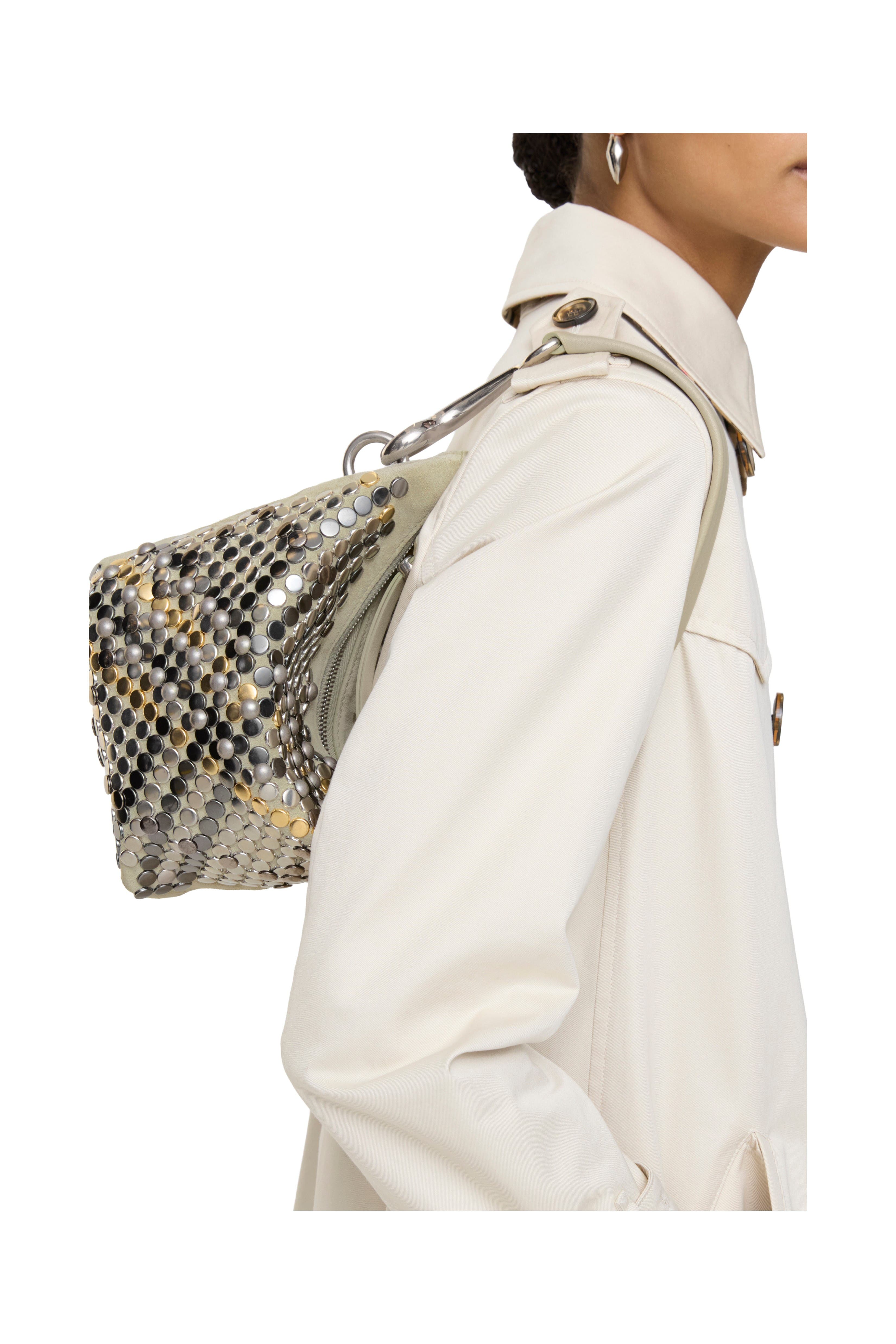 Burberry Mini Bridle Shoulder Bag, Alternate, color, Hunter Beige