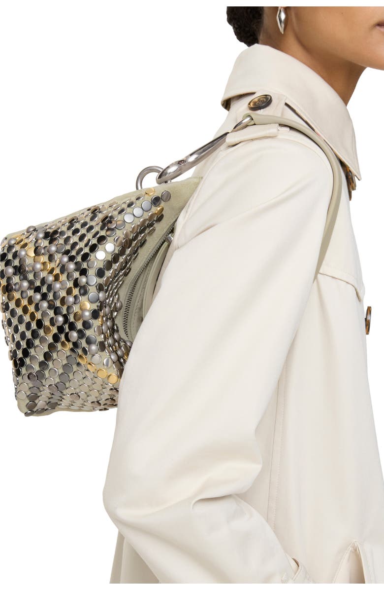 Burberry Mini Bridle Shoulder Bag, Alternate, color, Hunter Beige