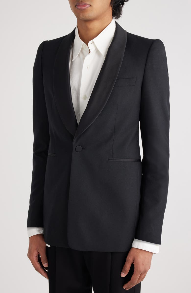 Dries Van Noten Baylors Wool & Silk Dinner Jacket, Alternate, color, 