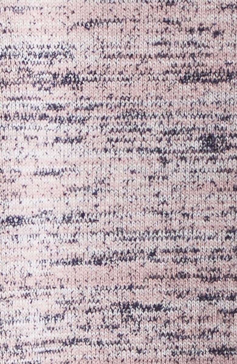 Waste Yarn Project Alice Pocket Crewneck Sweater, Alternate, color, Light Black Melange