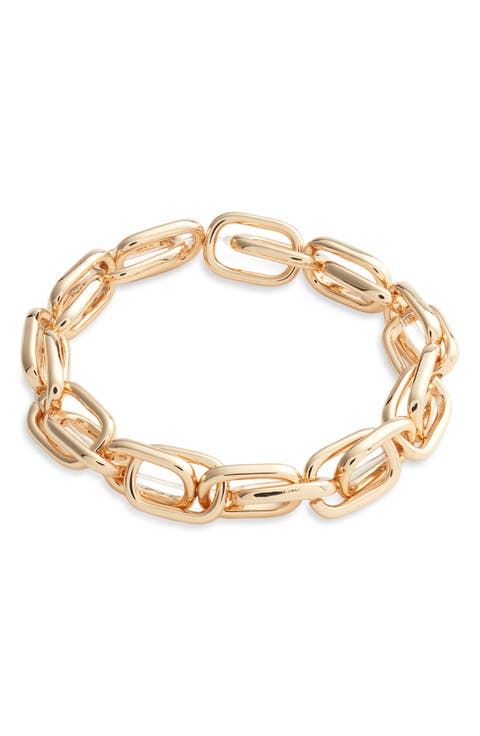 Large Link Stretch Bracelet